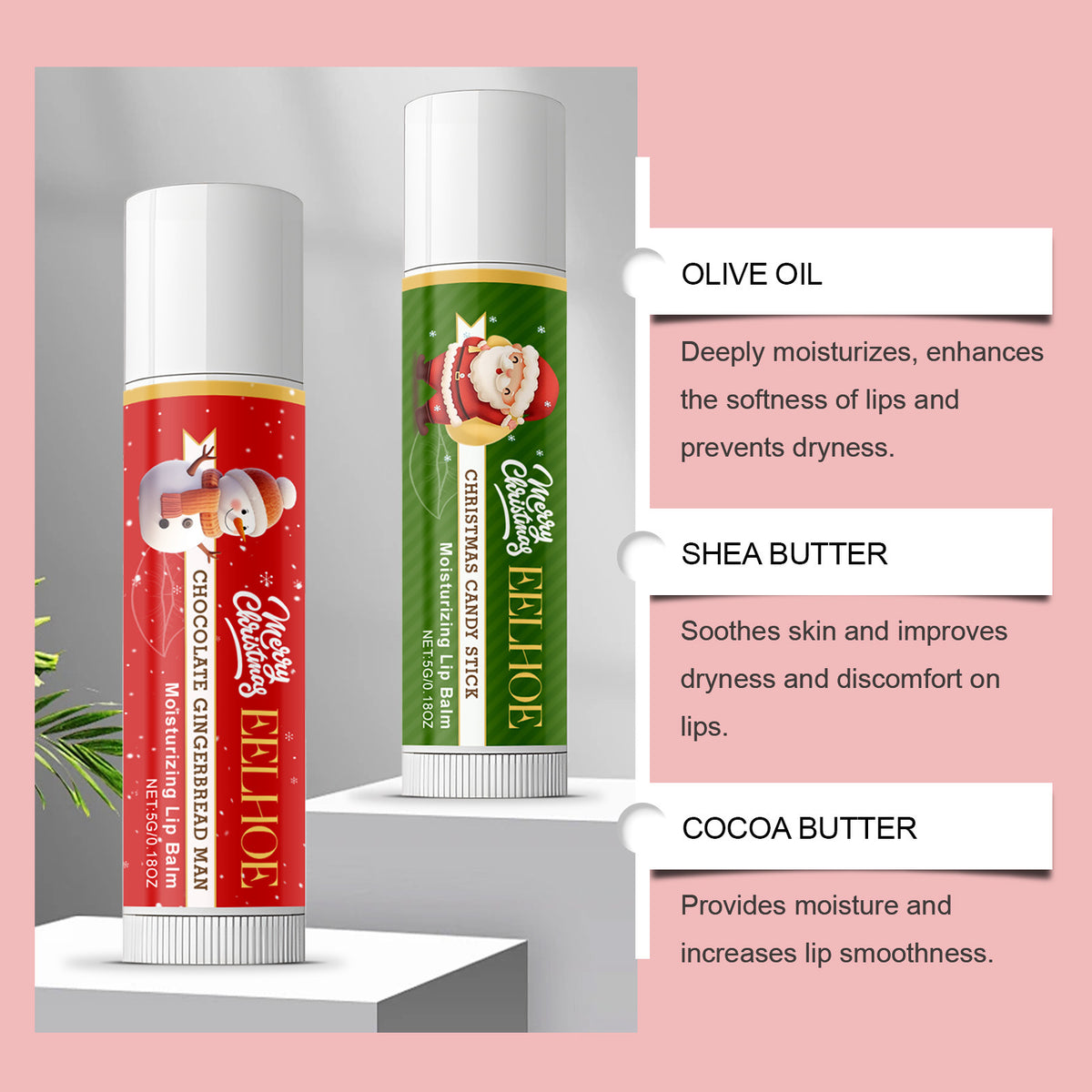 Eelhoe Christmas Series Lipstick Mild Nourishing Moisturizing