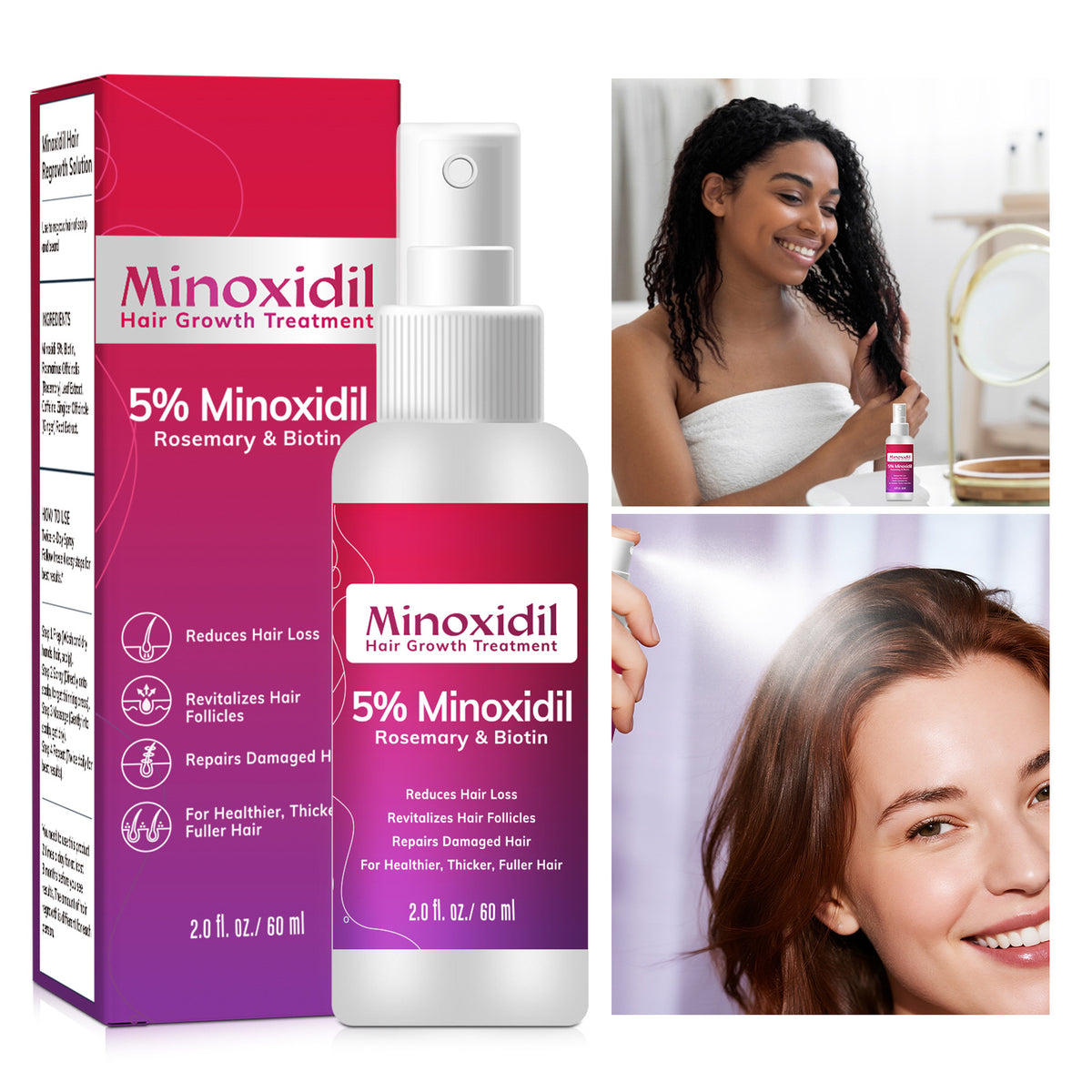 Minoxidil Anti-hair Loss Nourishing Hair Root Massage Hair Care Spray