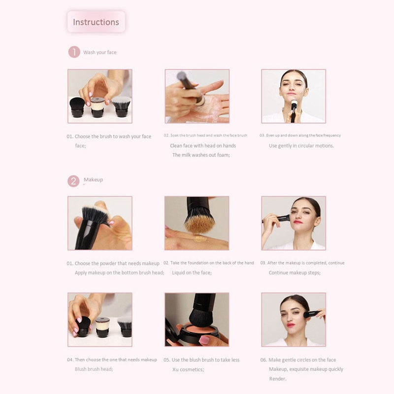Randor Electric Face Brush, Foundation Brush, Automatic Makeup Beauty Tool