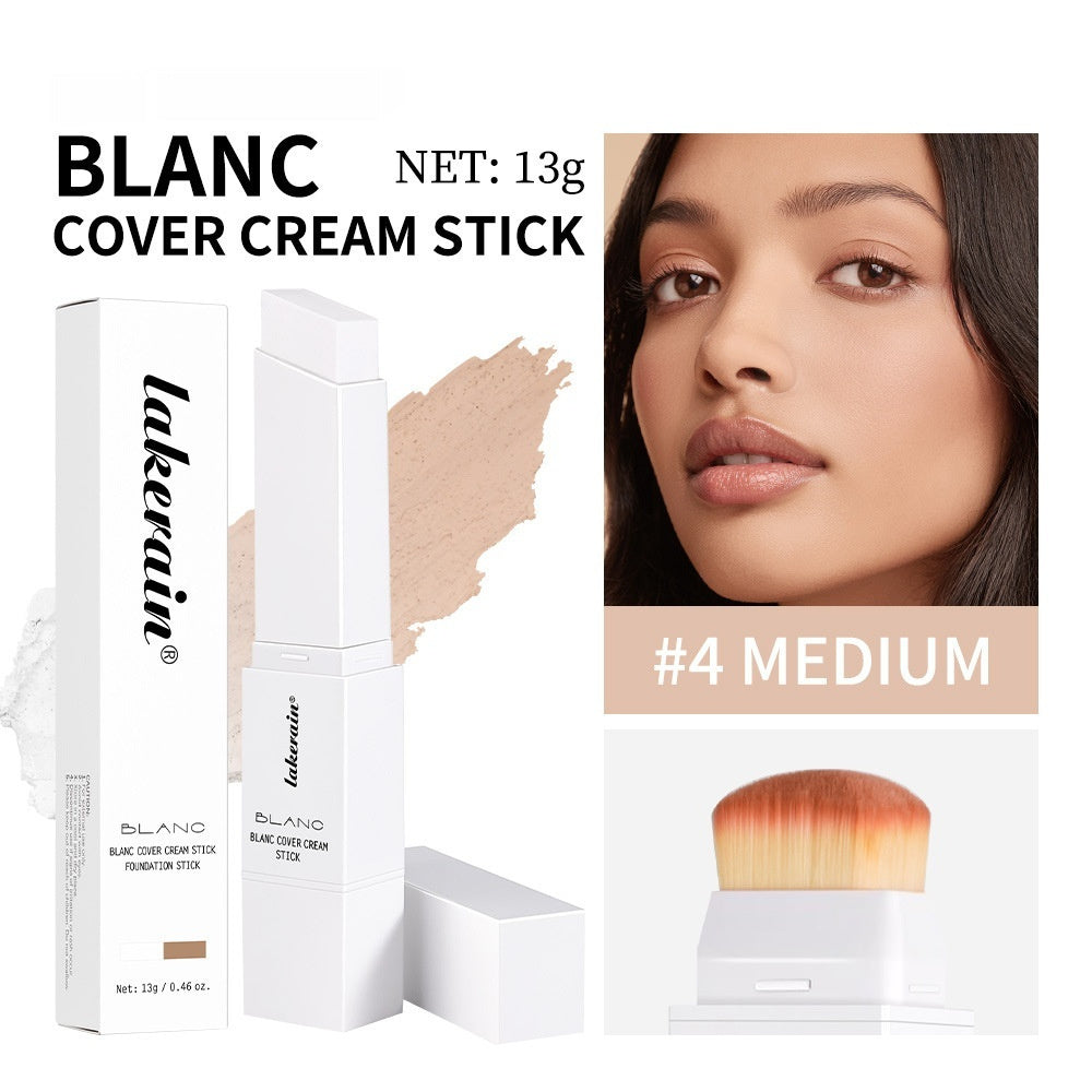 Lakerain Natural Concealer Long-lasting Double-headed Stick Foundation