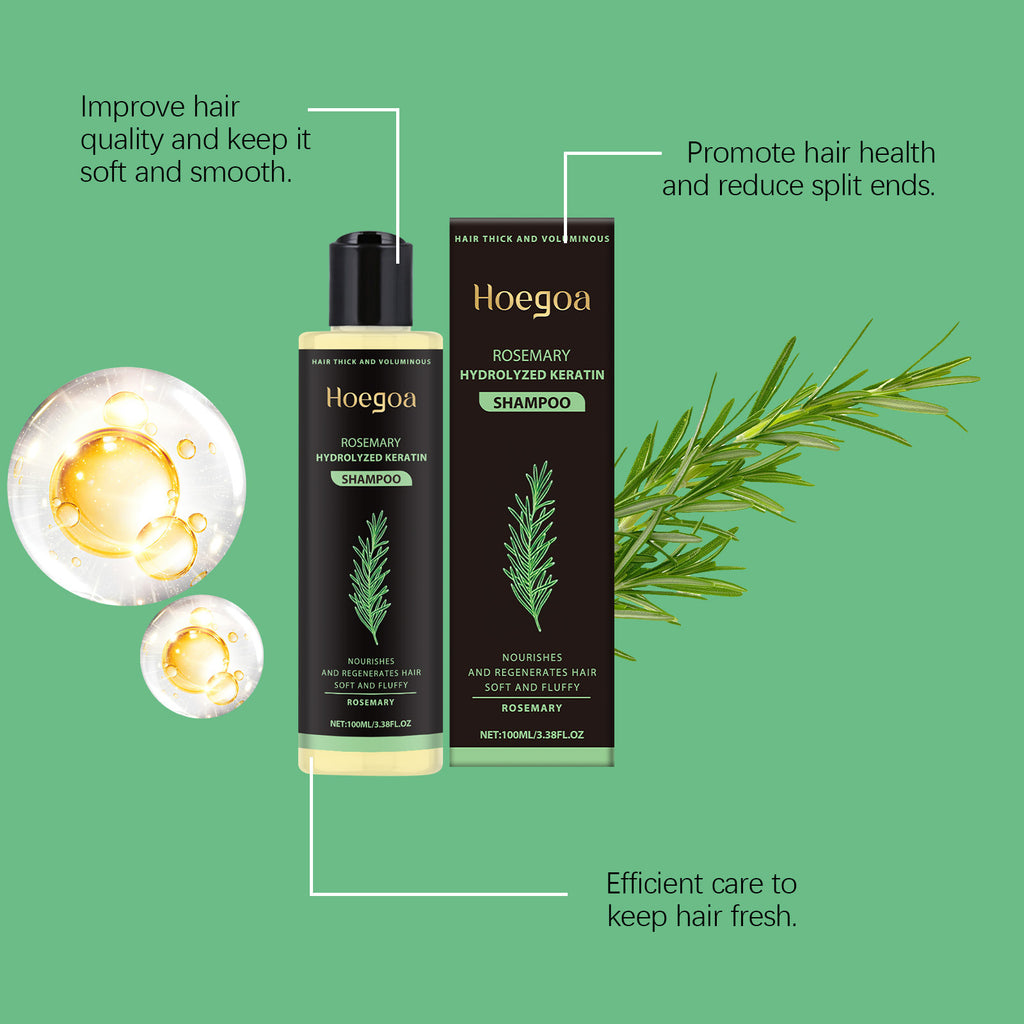 HoeGoa Herbal Essence Nourishing And Curing Hair Oil Control Fluffy Shampoo
