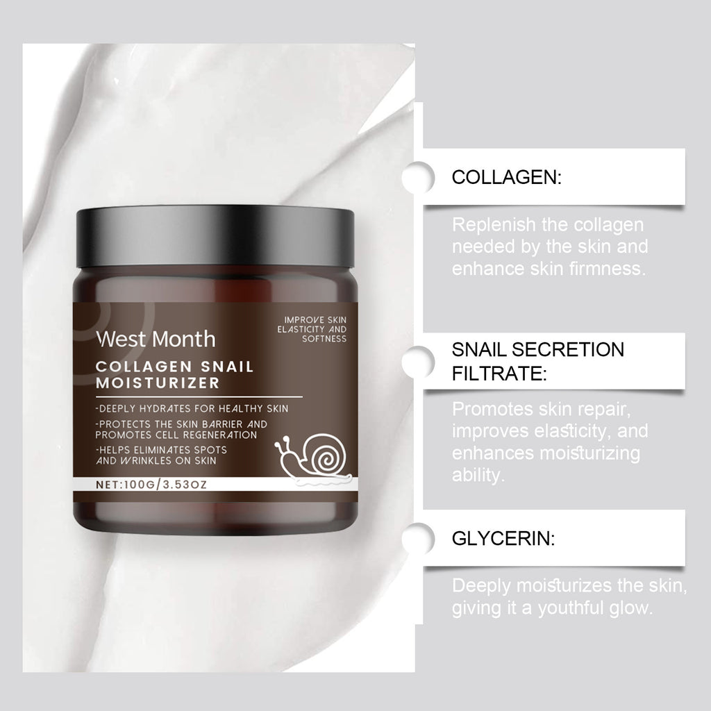 West Month Snail Moisturizing Facial Cream Nourishing And Tender