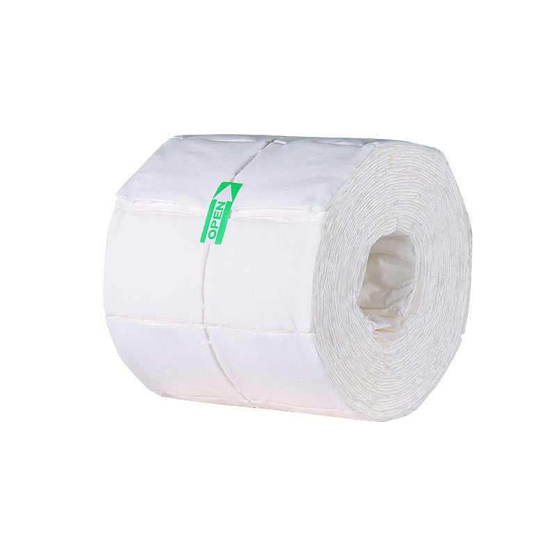 Disposable cotton pad to remove nail polish