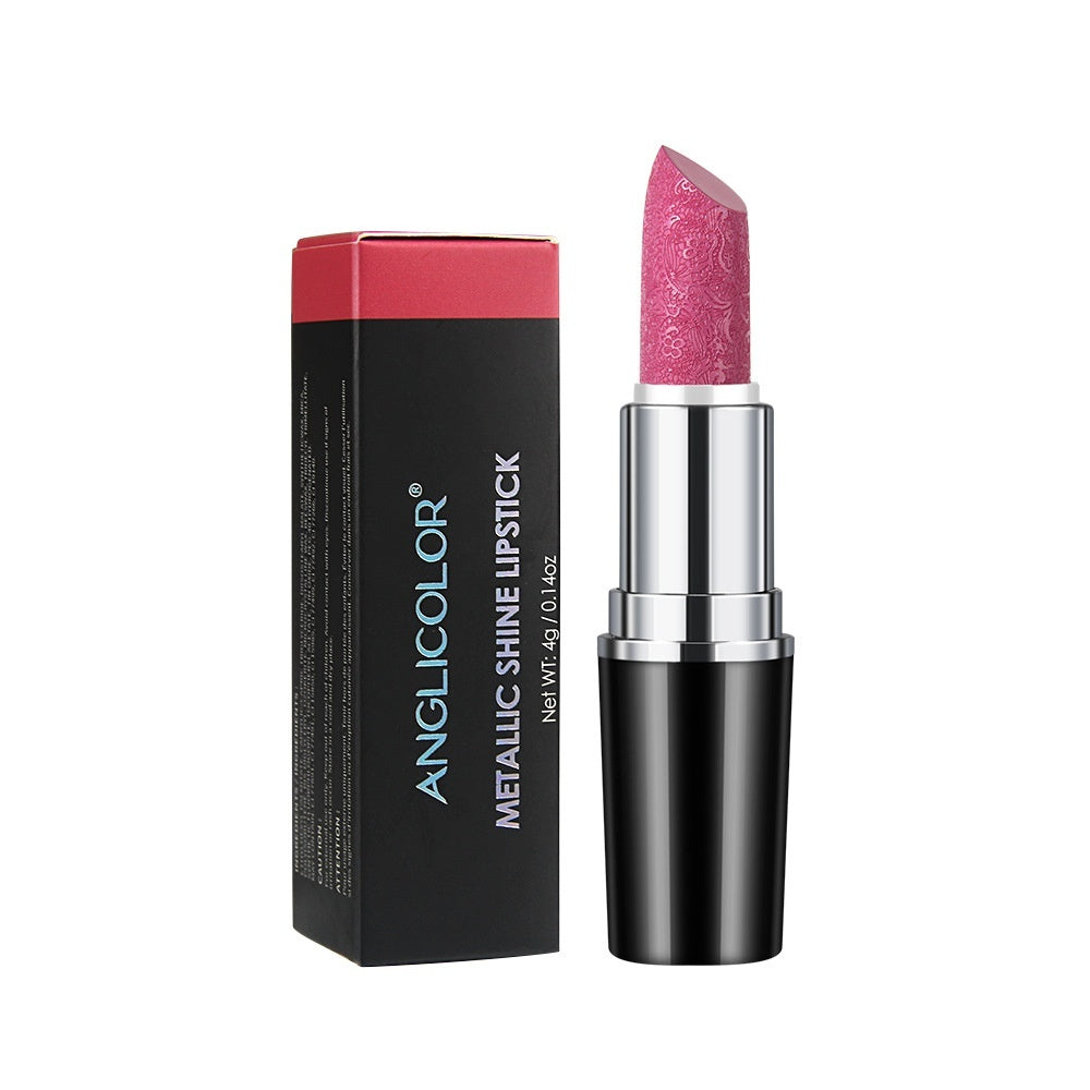 AngliColor Non-fading Non-stick Lipstick With A Long-lasting Pearly Finish