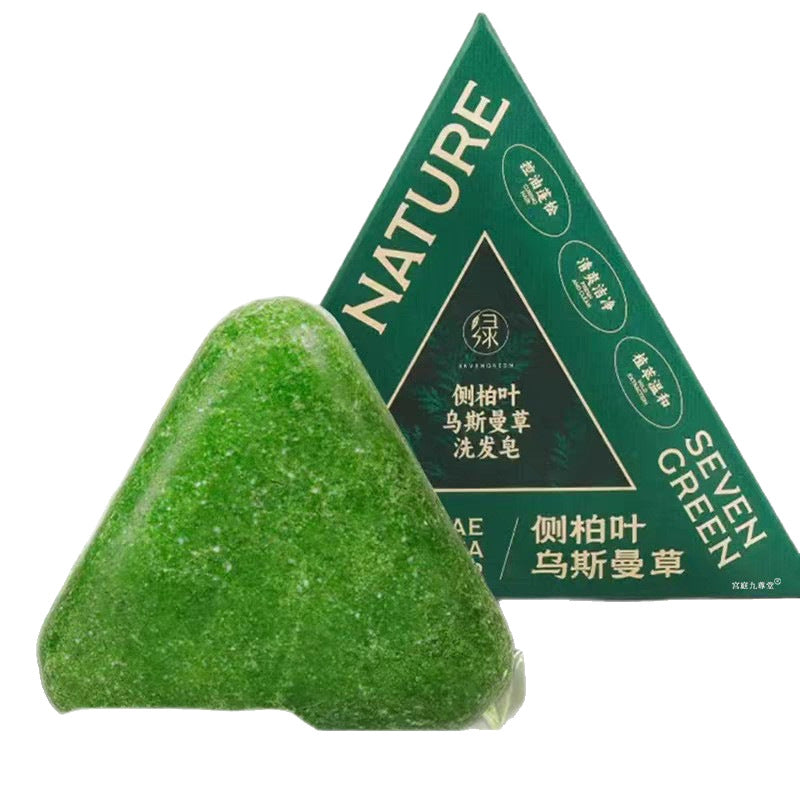 Seven Green Xinjiang Wusi Cypress Leaf Shampoo Soap