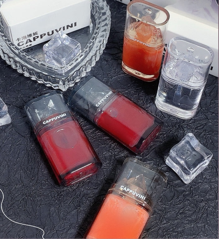 Cappuvini Iceberg Lip Gloss Balm Glass Clear Oil