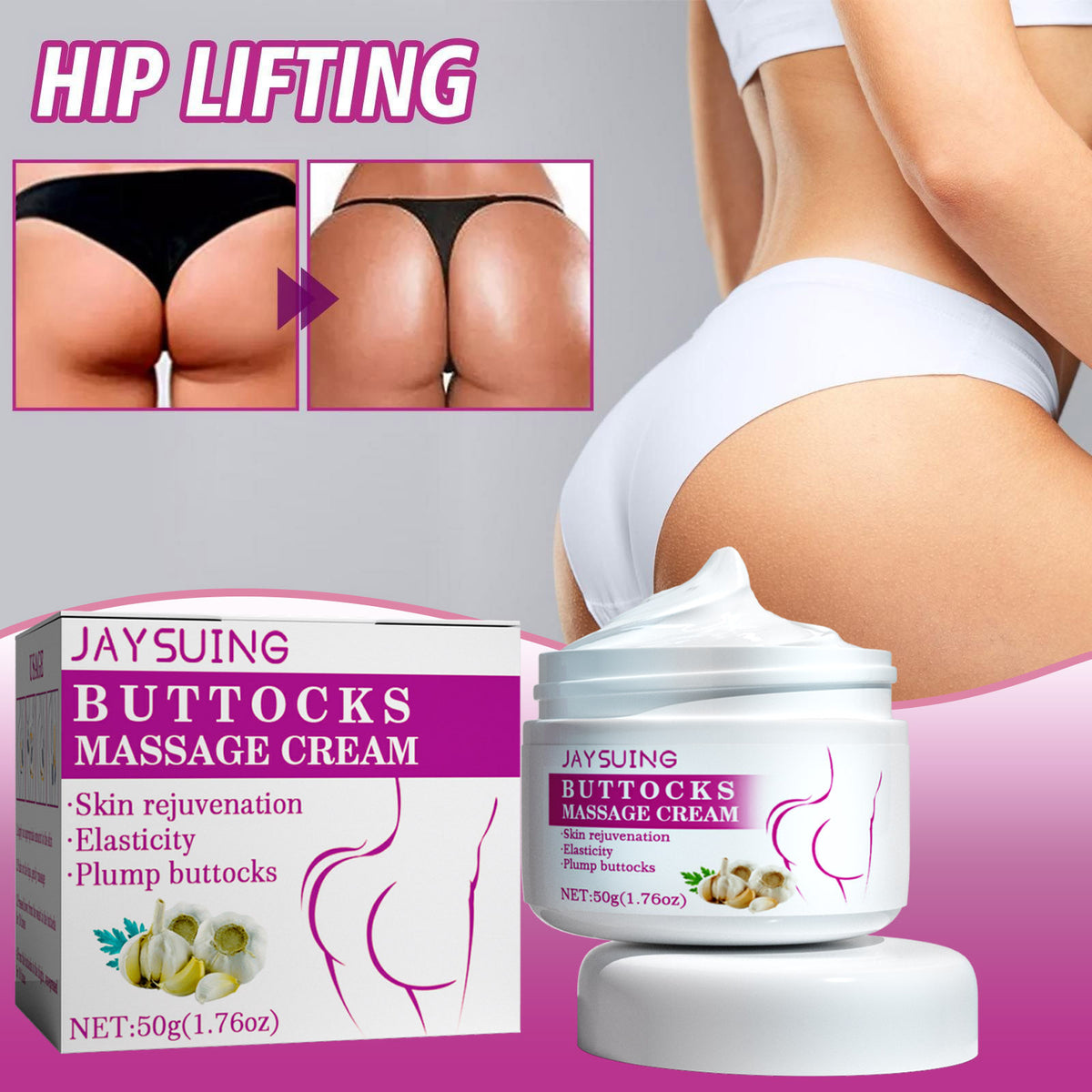Jaysuing Firming And Lifting Peach Butt Cream
