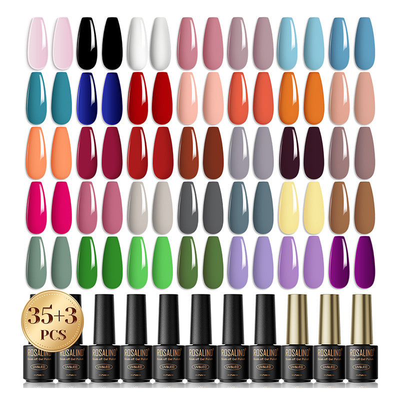 Rosalind Nail Beauty Polish Gel Suit 38 Bottles For Nail Beauty Shop