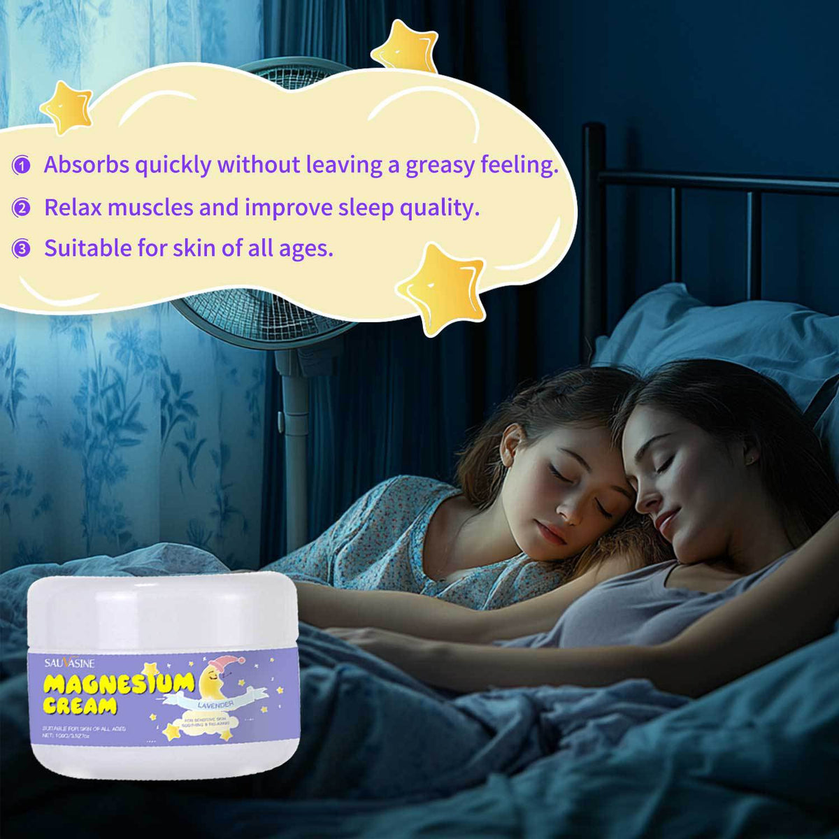 Sauvasine Universal Children's Magnesium Cream Lavender Cream