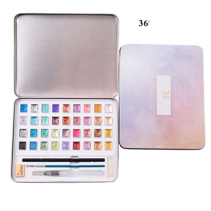 Metallic Gouache t Hand-painted Nail Art Solid