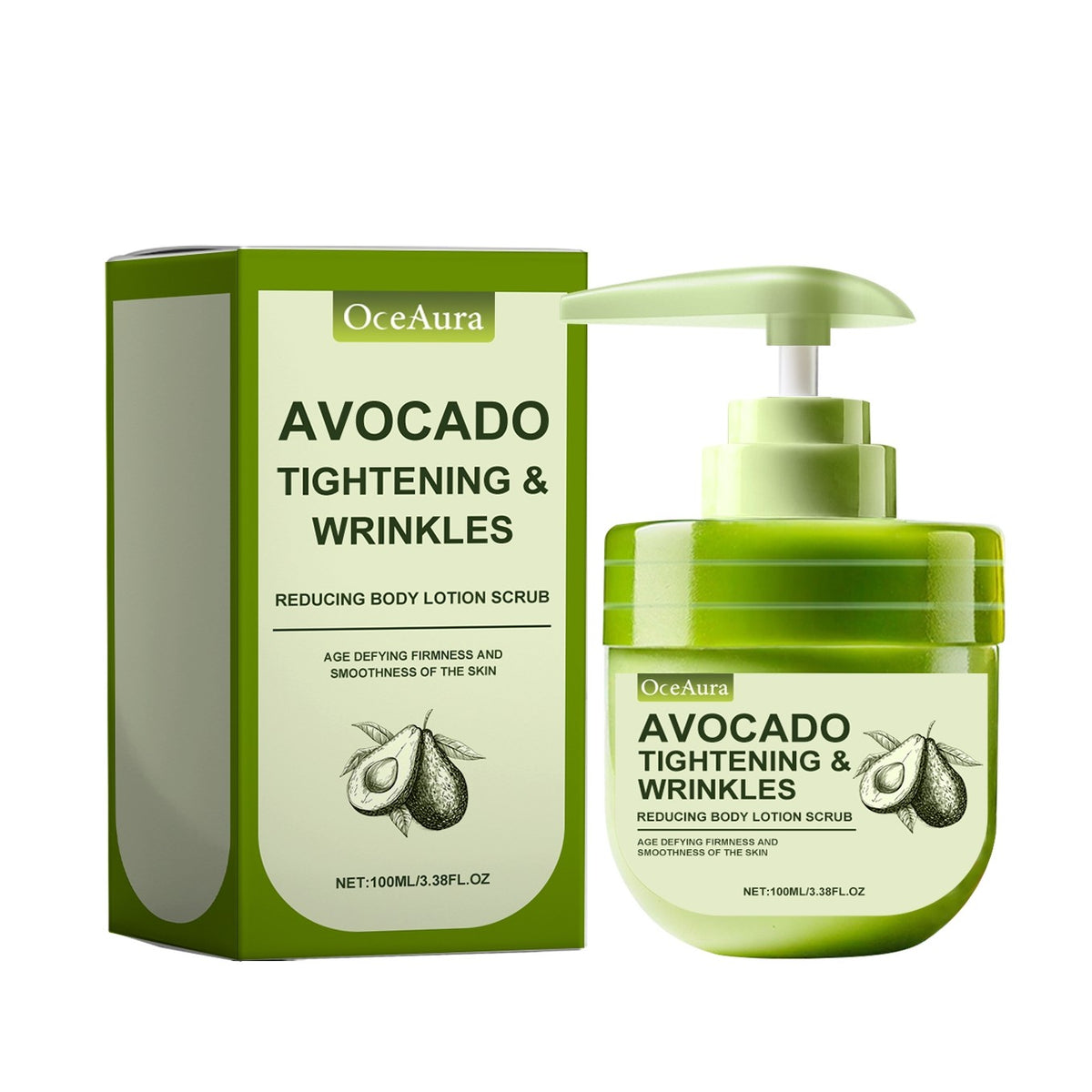 OceAura Avocado Firming Scrub Body Lotion