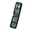 German Seiko Portable Dark Green Nail Clippers Set 6-piece Nail Clippers Set Home Nail Clippers