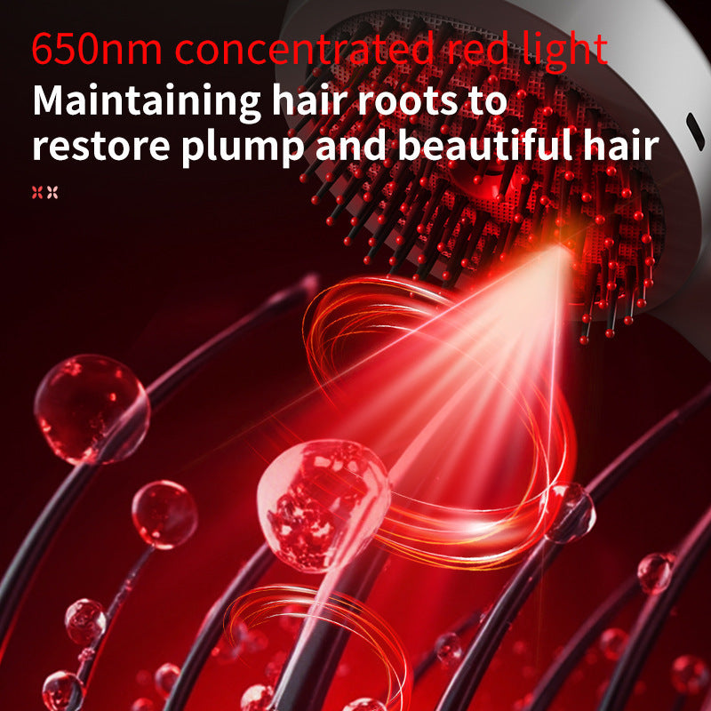 Juneng HongHong Vibration Red Light Hair Care Instrument Electric Massage Comb
