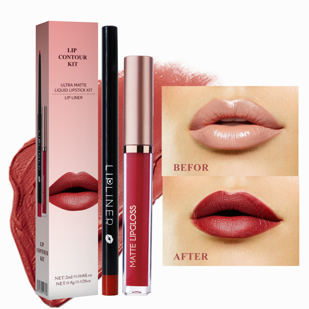 Lanthome Lip Care Contouring Kit Lipstick