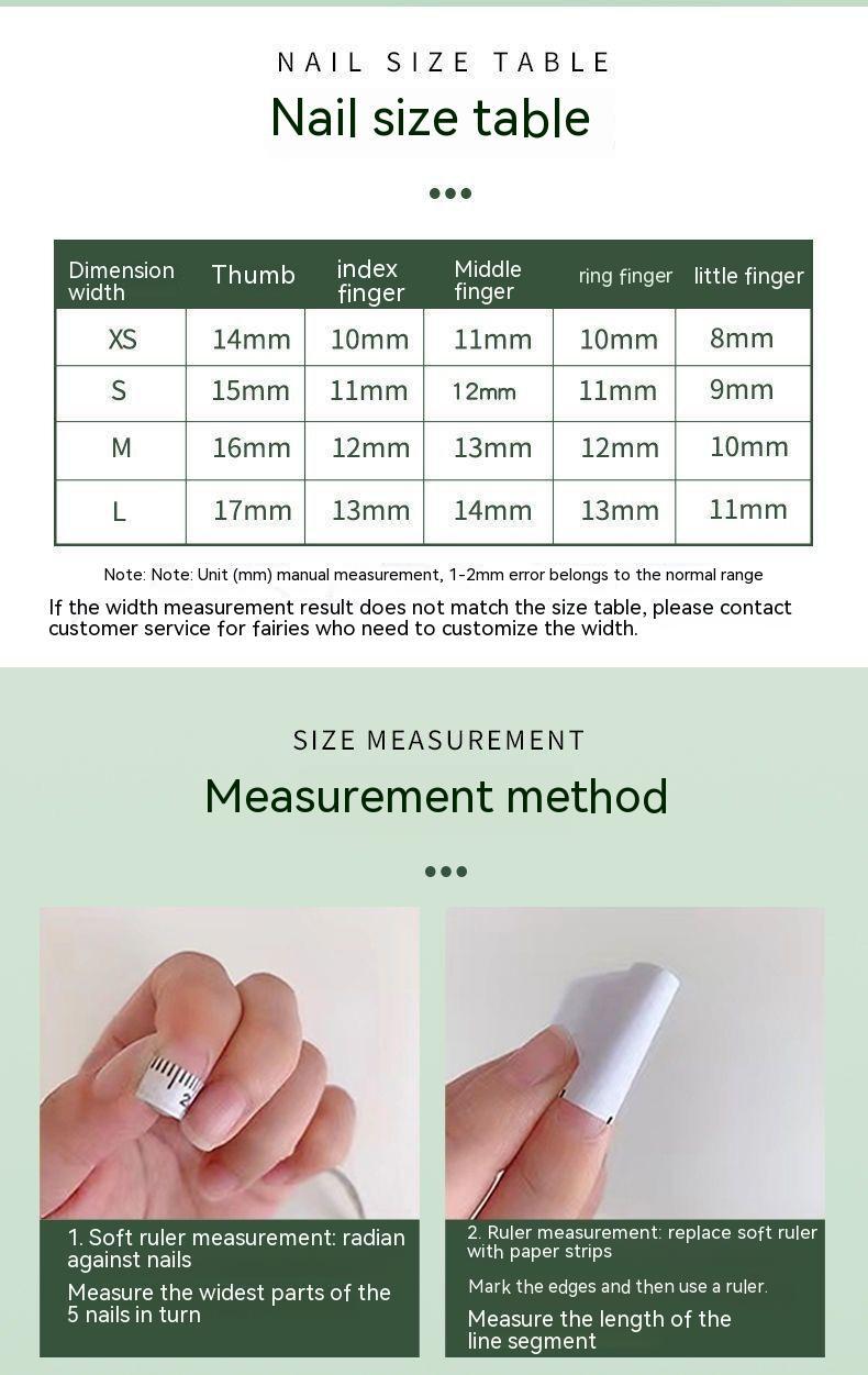 Handmade Phototherapy Wear Nail Finished Product Reuse Nail Stickers