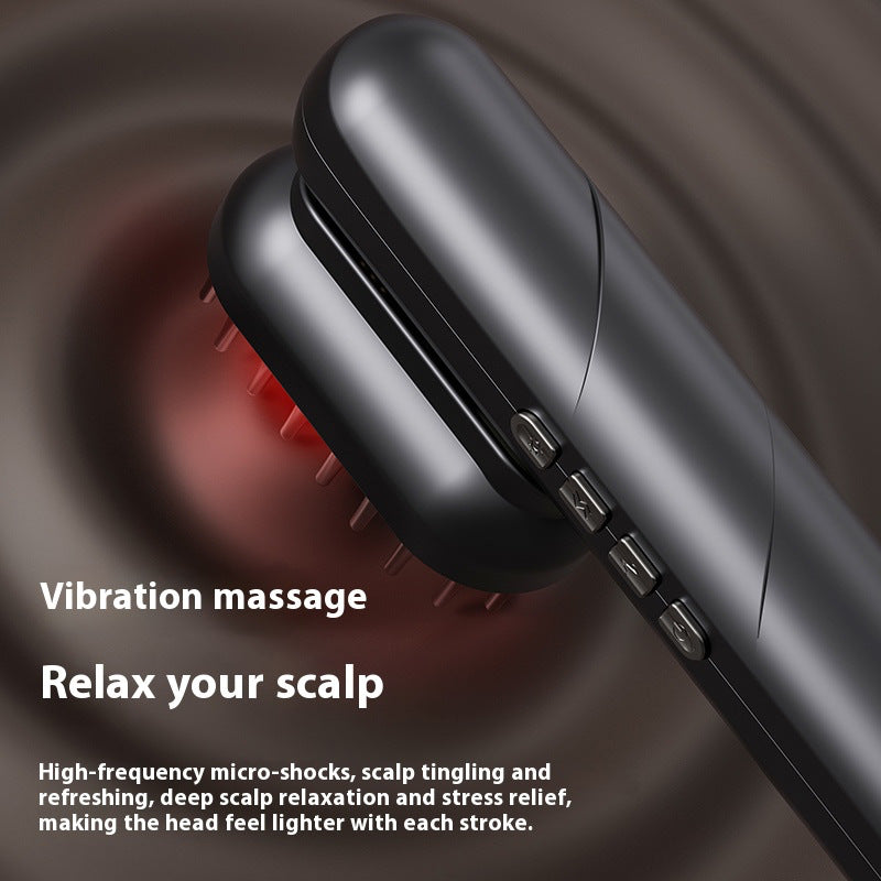 Four-in-one Beauty Comb Red Light EMS Massage Comb
