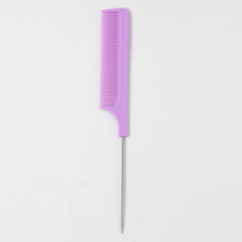 Hairdressing Steel Needle Tail Comb Hair Dyeing And Dyeing Comb Hair Tools