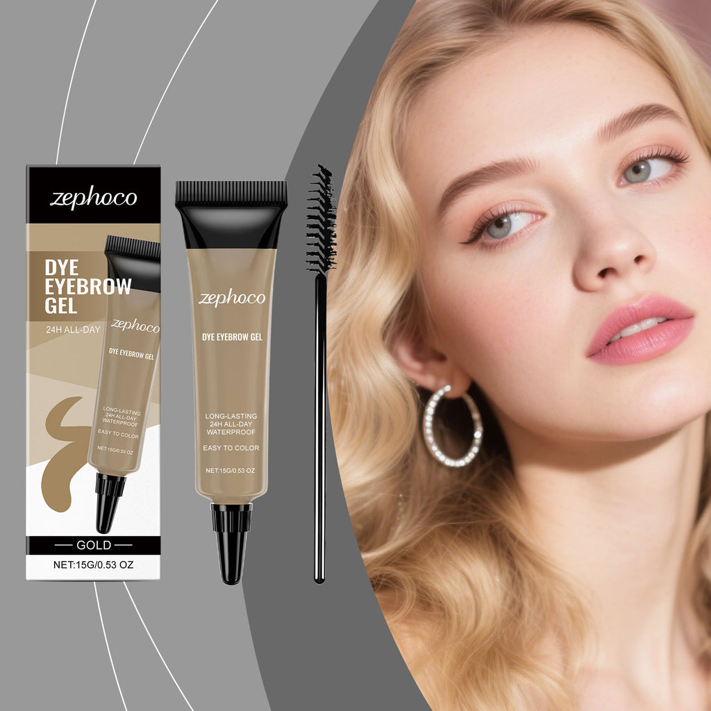 Zephoco Waterproof Long-lasting Eyebrow Dyeing Cream