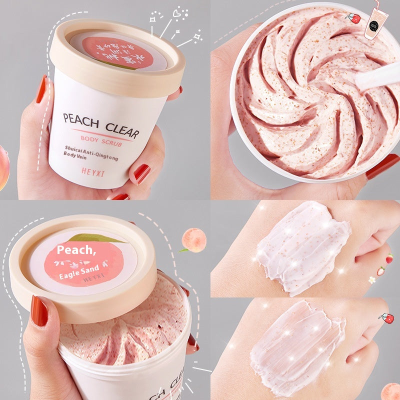 Heyxi Peach Moisturizing Body Scrub Cream