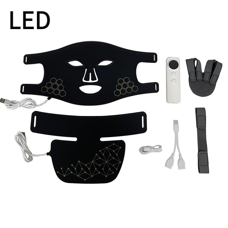 LED PHOTON Neck Beauty Instrument Fade Neck Pattern Infrared Light Neck Massager Beauty