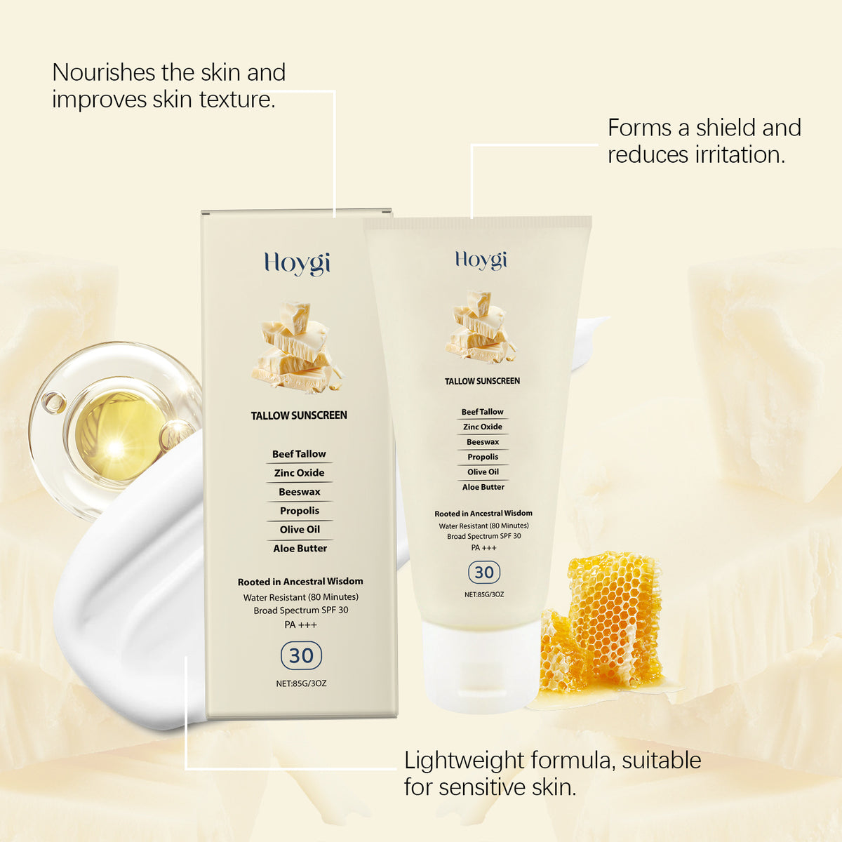 Hoygi Moisturizing Protective Cream Summer Outdoor