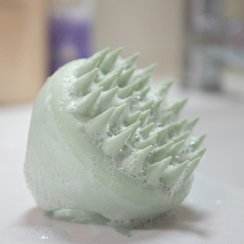 Wheat Straw Silicone Shampoo Comb Massage Brush Hairdressing Bath