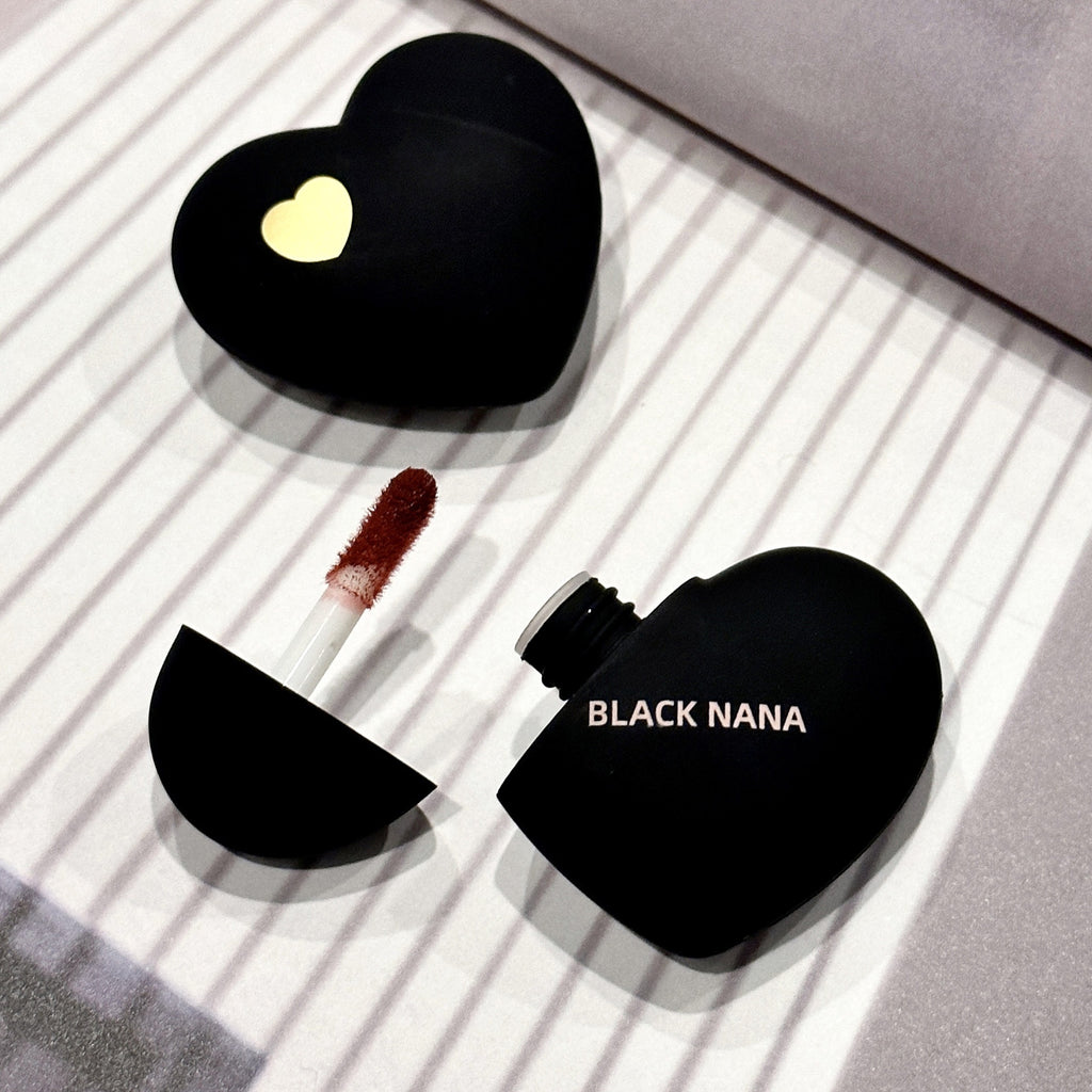 Black Nana Love Lip Mud Matte Finish Velvet Lip Lacquer