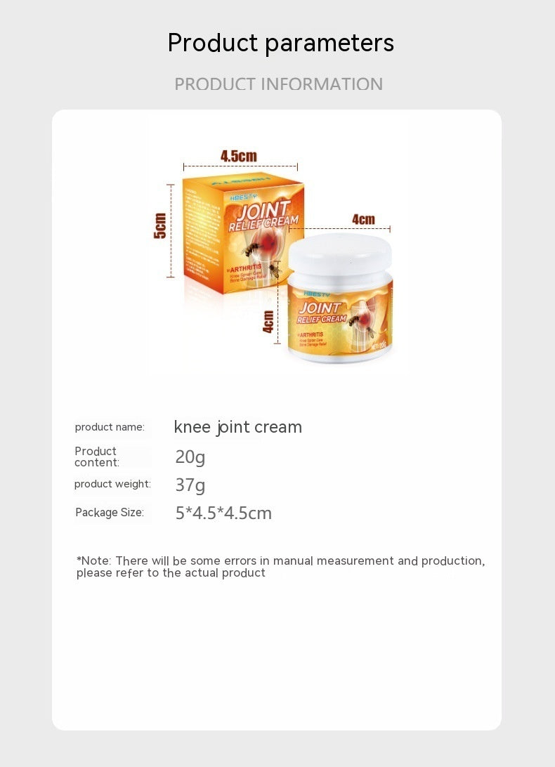HBESTY Knee Body Synovial Gout Massage Cream