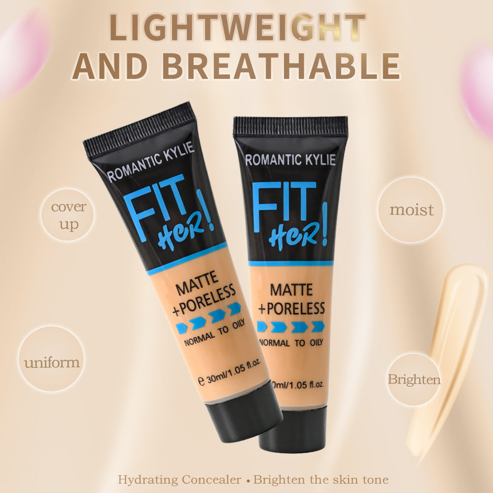 Fit Her Nourishing Concealer Matte Brightening Lasting Liquid Foundation