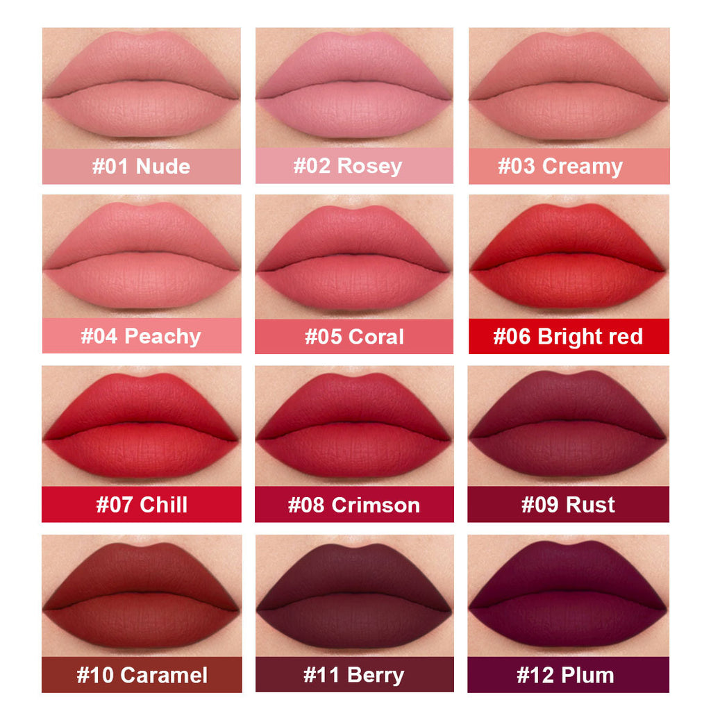 Mirsist Lip Glaze Set No Stain On Cup Does Not Fade