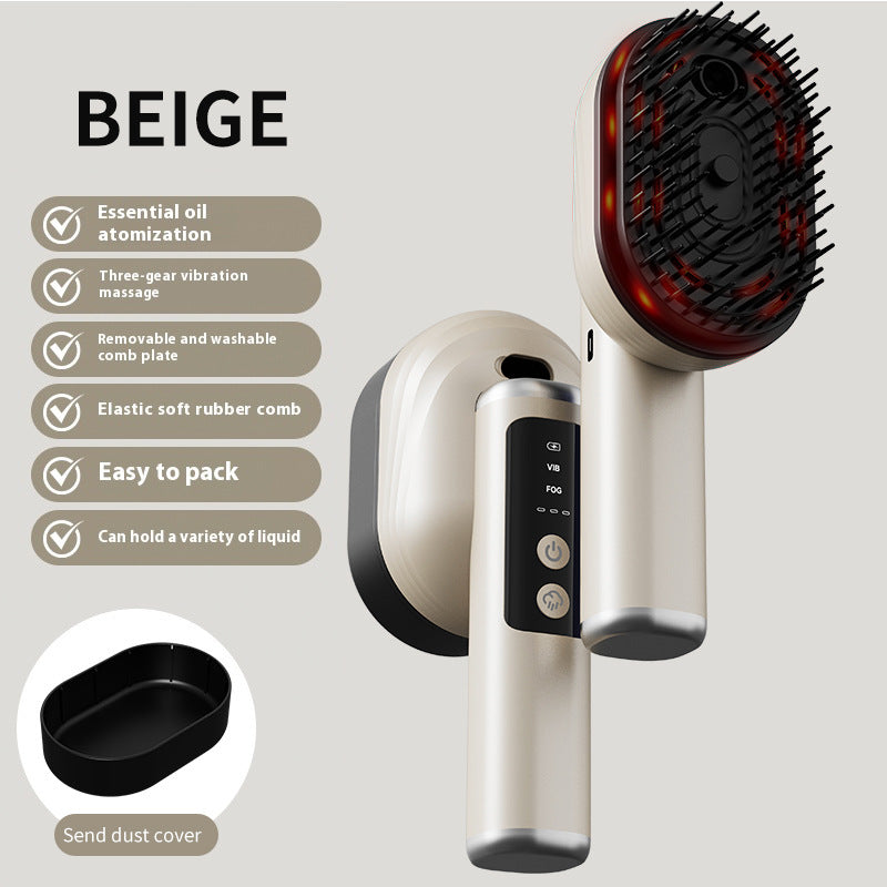 Tian Electric Spray Massage Scalp Meridian Arc Comb Vibration Head Anti-hair Loss Hair Brush
