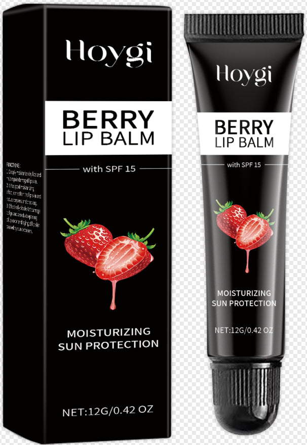 Hoygi Colored Berry Lip Balm Has Cracked Dead Skin