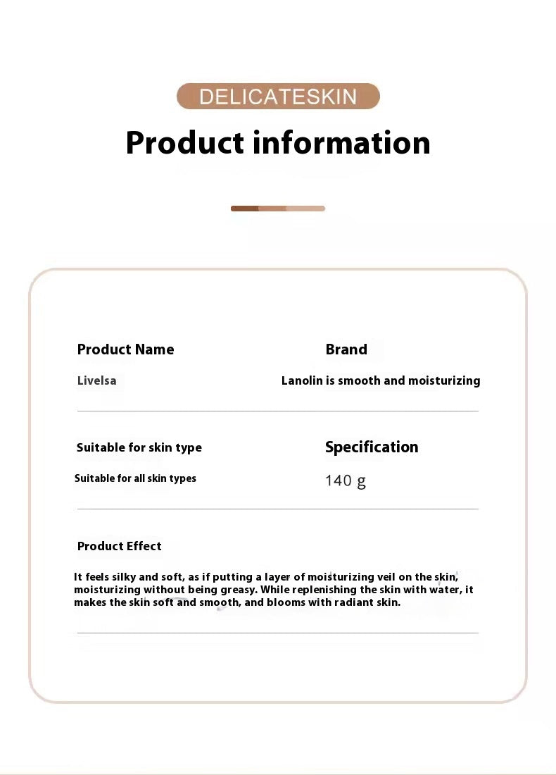 Li Fusha Lanolin Skin Moisturizing Moisturizing Cream
