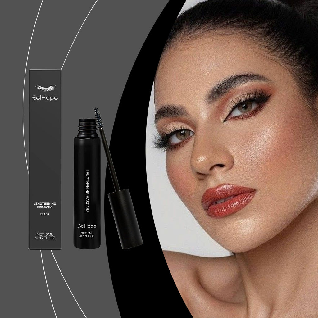 Eelhope Long Black Mascara Long Lasting Smear-proof Makeup