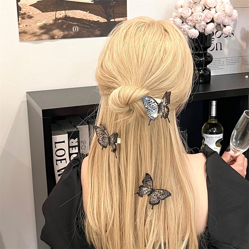Super Fairy Three-dimensional Butterfly Barrettes Fashion Special-interest
