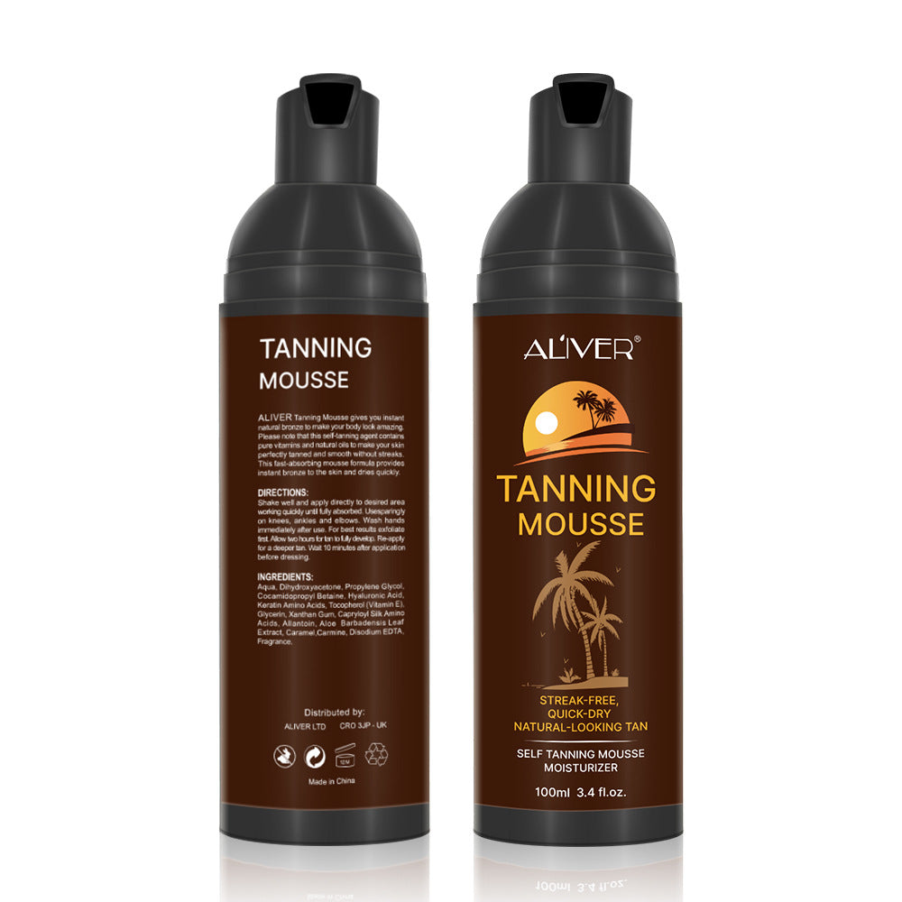 Aliver Bronze Tanning Cream Sunless Wheat Color