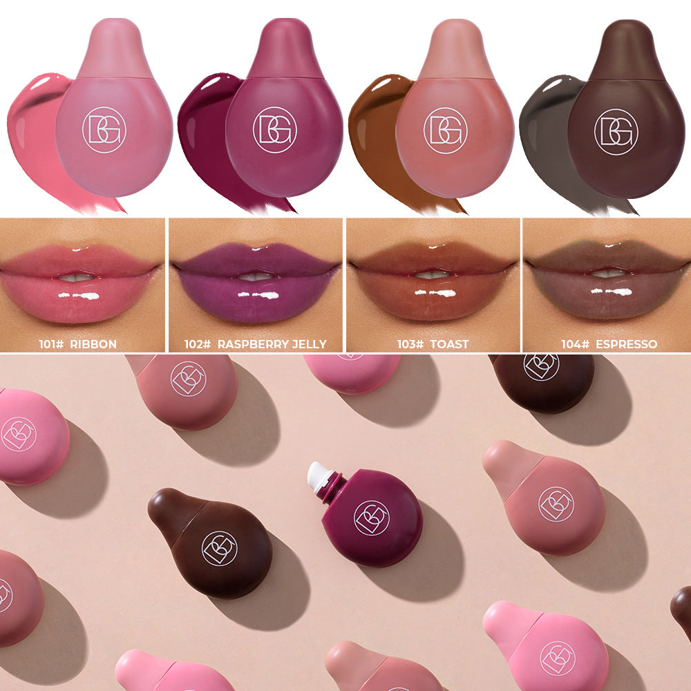 BG 4-color Lip Moistening Colored Lip Lacquer