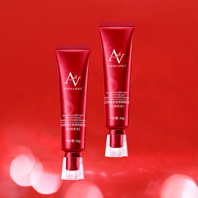 AV Ammamba Bird's Nest Liquid Foundation Concealer Lasting Makeup