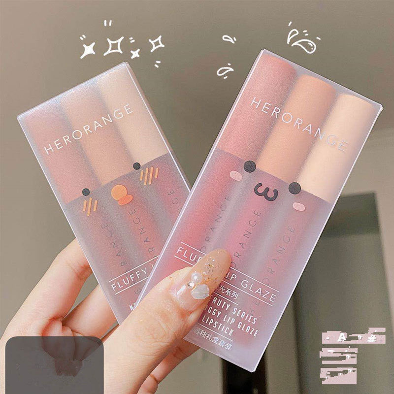 HeroRange Fashion matte matte velvet gift box set