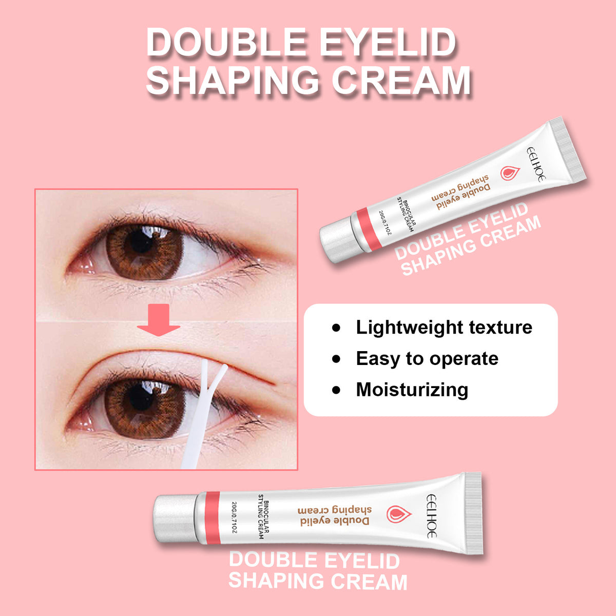 Eelhoe Women's Double Eyelid Double Eyelid Cream