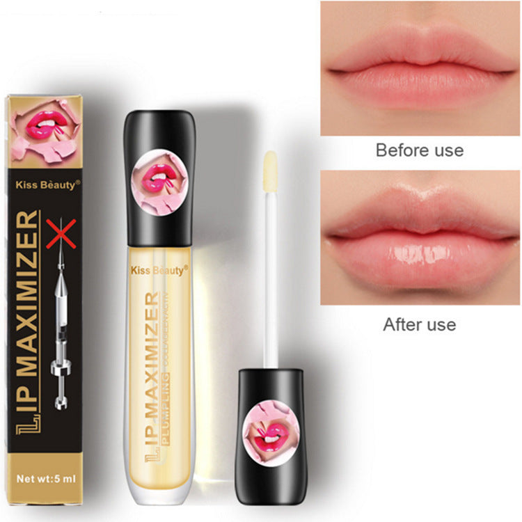 Kiss Beauty Transparent abundant lip oil moisturizes