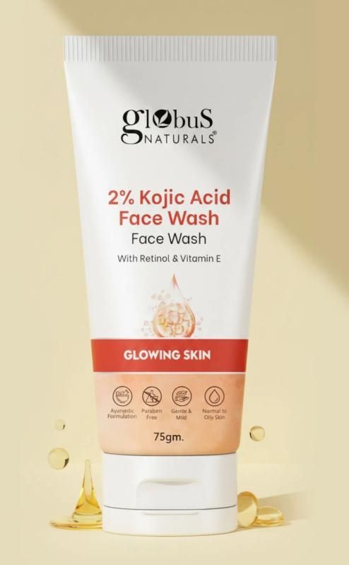 Globus Naturals Kojic Acid Facewash?125 Gm (Pack of 2)