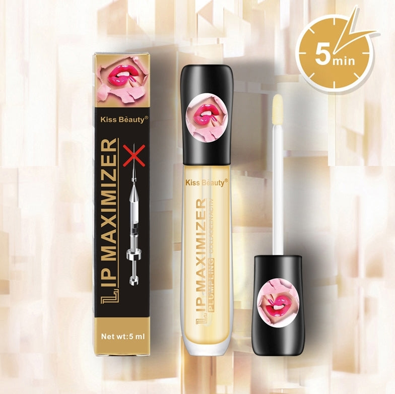 Kiss Beauty Transparent abundant lip oil moisturizes
