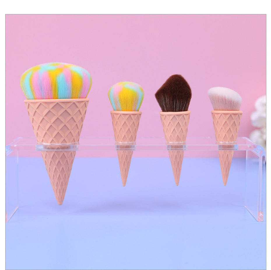 Snn & Tnn Ice Cream Cute Fiber Hair Makeup Brush