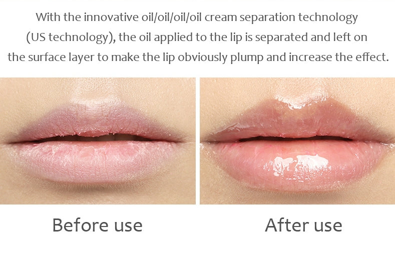 Kiss Beauty Transparent abundant lip oil moisturizes