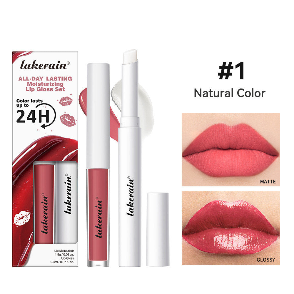 Lakerain Moisturizing Lip Gloss Suit Long-lasting Matte