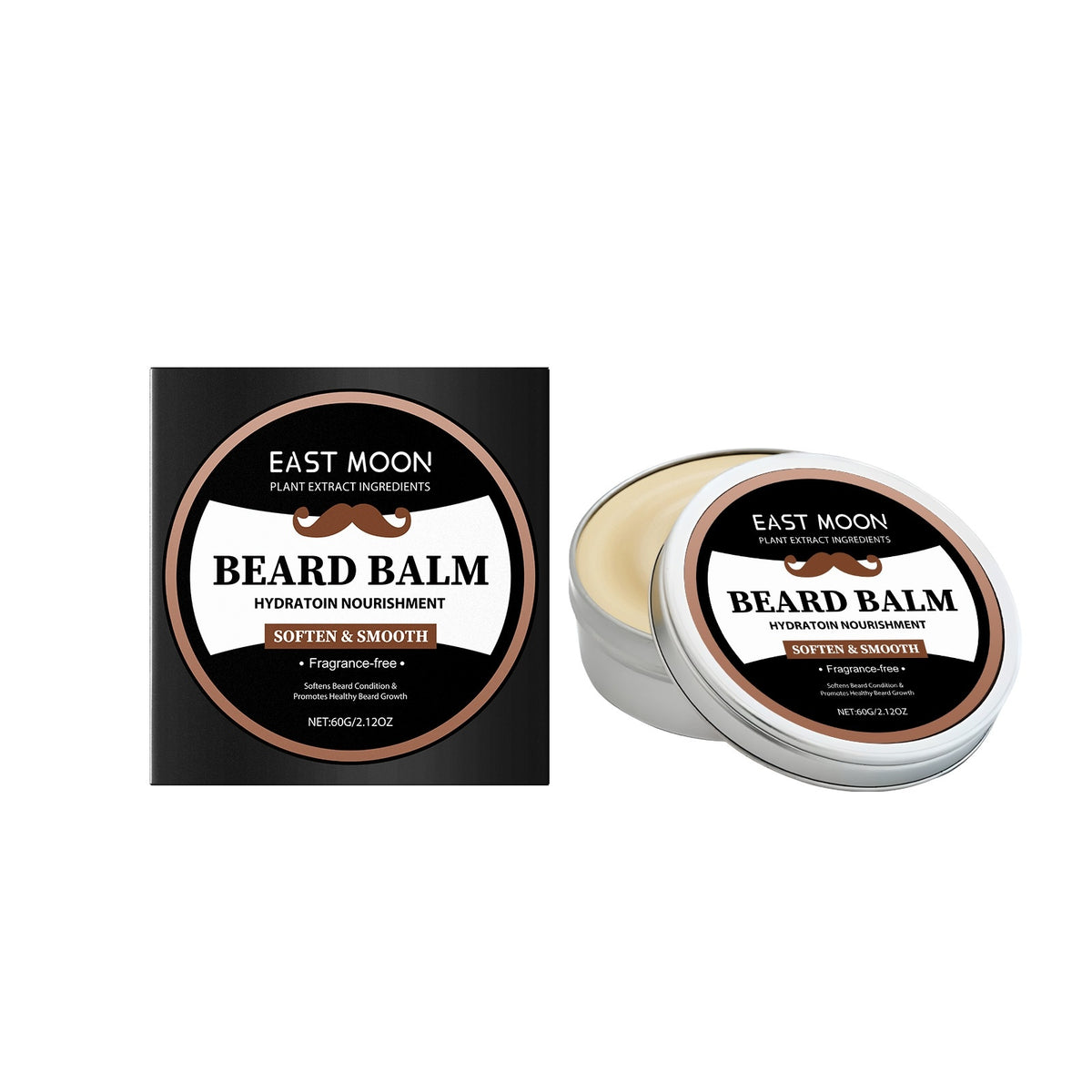 East Moon Men's Care Beard Cream Wax