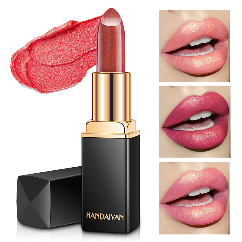 Handaiyan Pearlescent color change temperature change lipstick