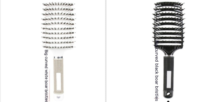 Big Curved Comb Bristle Massage Comb Eight Claws
