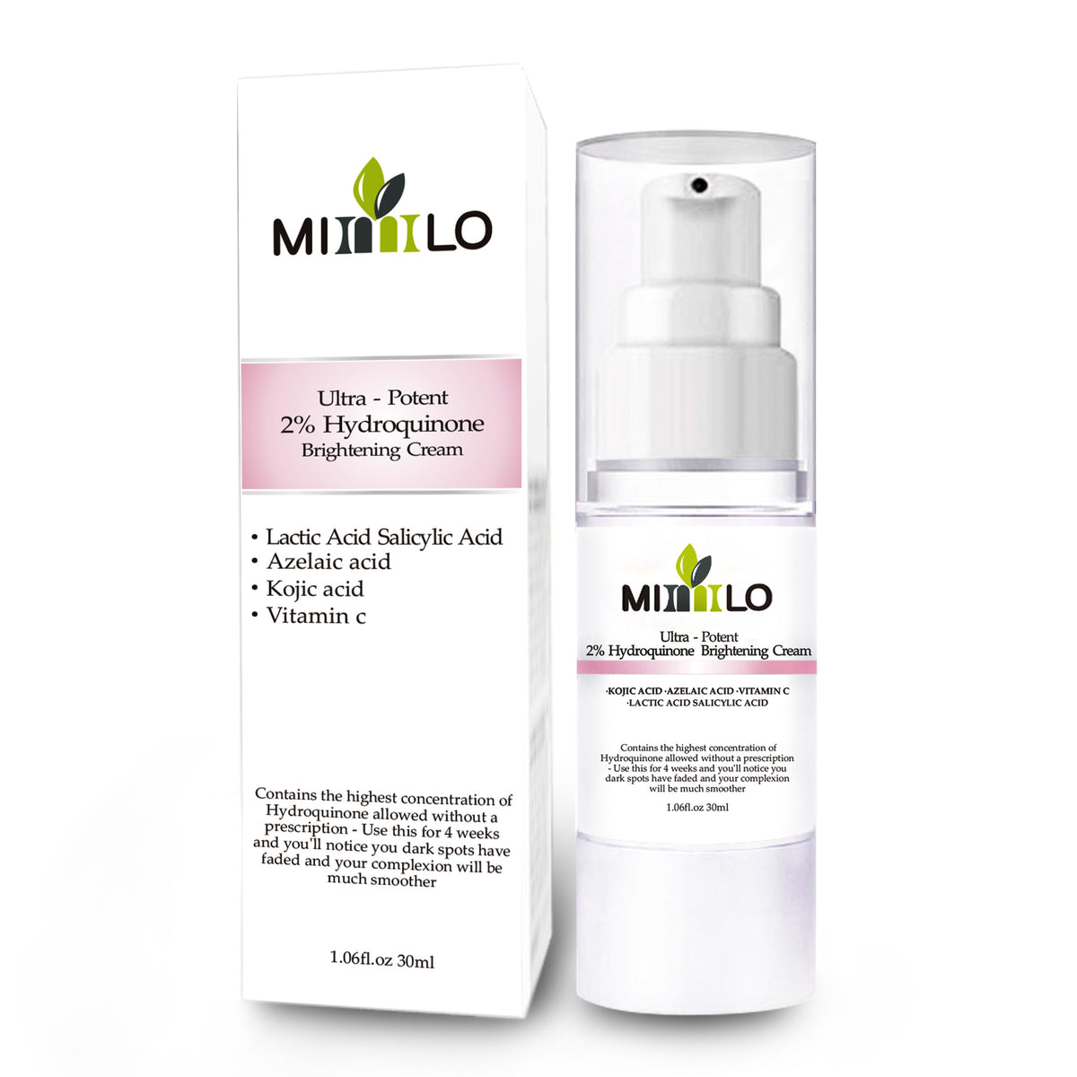 Mimlo Facial Brightening Cream Brightens Skin
